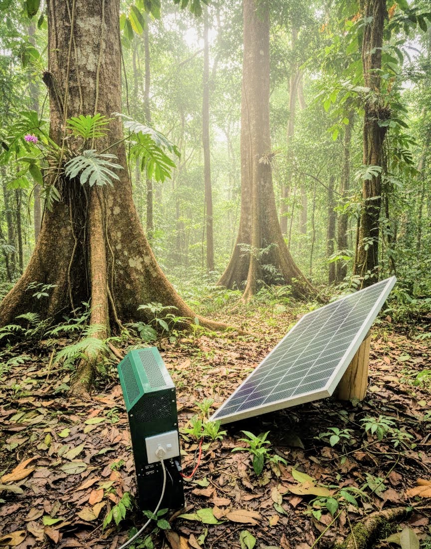 mobiwatt system in forest